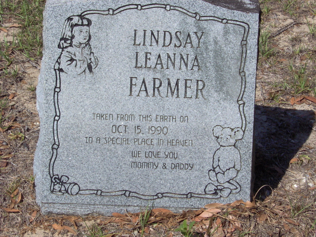 Headstone for Farmer, Lindsey Leanna